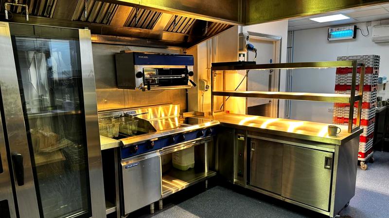 Completed commercial kitchen — planned preventive maintenance service