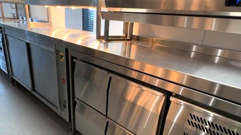 Blizzard refrigerated prep counters — commercial refrigeration supply and service