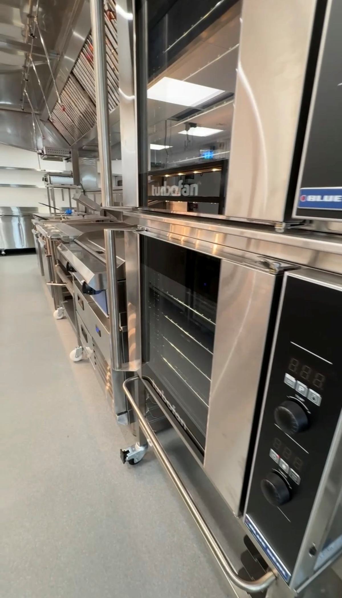 Blue Seal Turbofan convection ovens installed — Games Workshop Nottingham