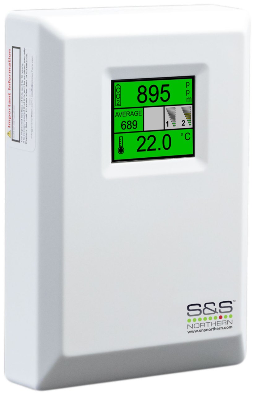 Merlin CO₂ X Monitor — supplied and installed by Castle Catering Engineers, Gas Safe Licence 597490