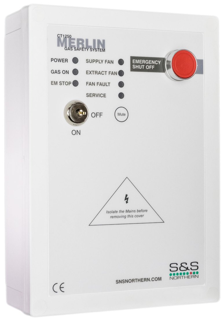 Merlin CT1250 Gas Safety System — supplied and installed by Castle Catering Engineers, Gas Safe Licence 597490