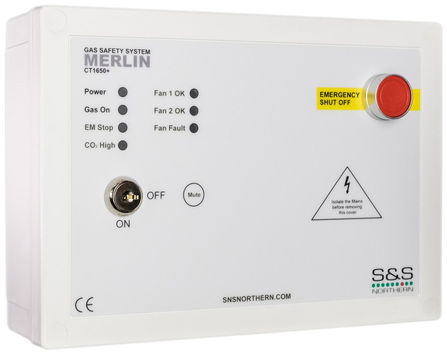 Merlin CT1650+ Gas Safety System — supplied and installed by Castle Catering Engineers, Gas Safe Licence 597490
