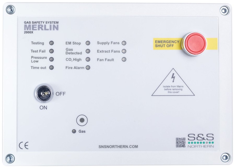 Merlin 2000X Gas Safety System — supplied and installed by Castle Catering Engineers, Gas Safe Licence 597490