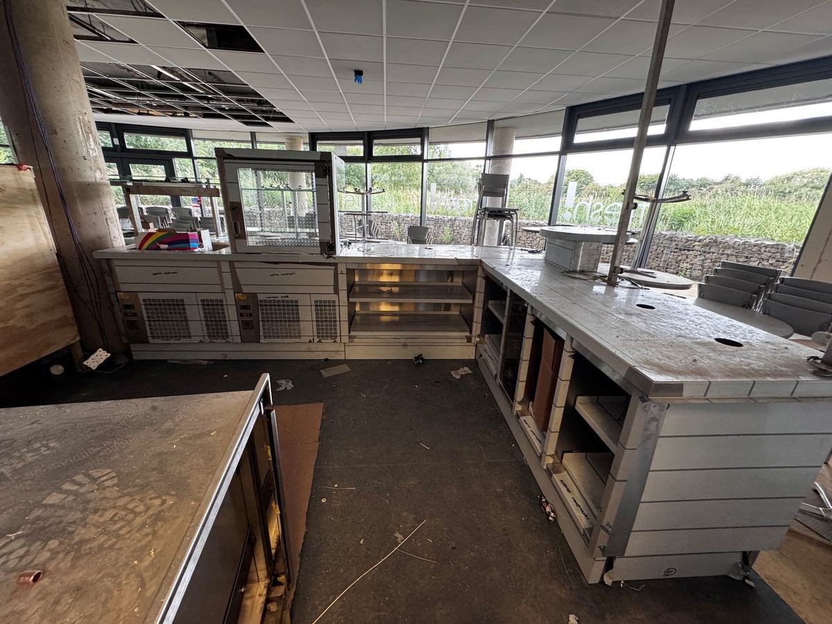 Nottingham College Science Park — original servery before CCE extension works began