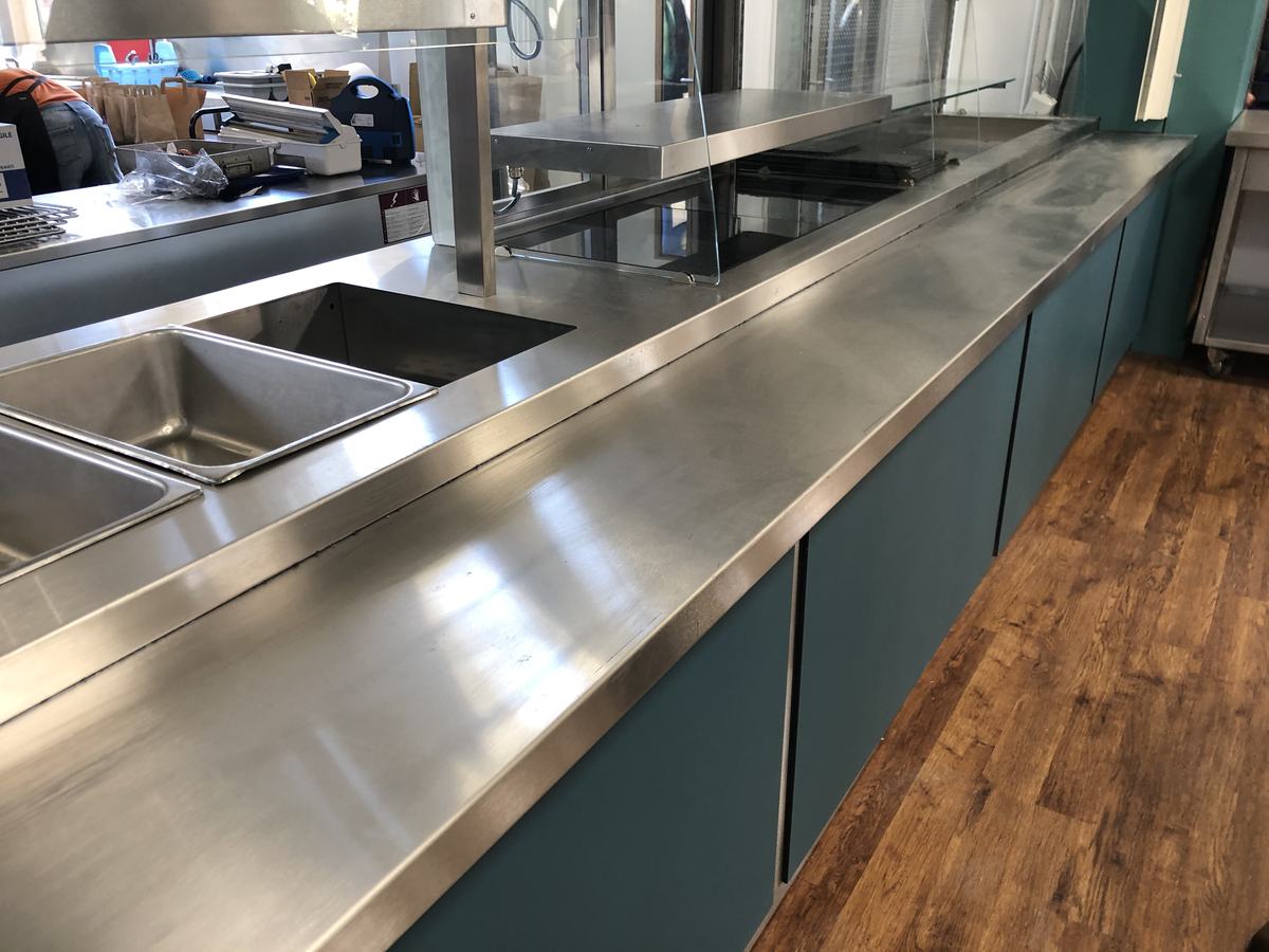 Waltons Academy Grantham kitchen installation by Castle Catering Engineers