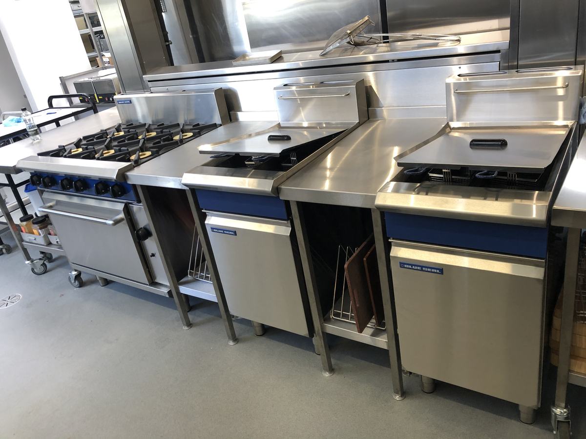 Waltons Academy — new commercial kitchen with bespoke stainless steel fabrication and equipment